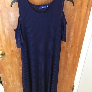 Woman’s asymmetric dress